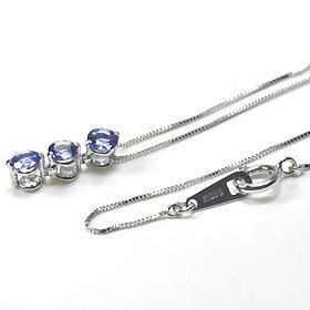 セール】K10 誕生石 ネックレス【12月 タンザナイト