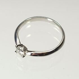 婚約指輪】プラチナ・ダイヤモンド0.2ct(F・VVS・3EX・H&C 婚約指輪】プラチナ・ダイヤモンド0.2ct(F・VVS・3EX・H&C