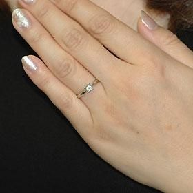 婚約指輪】プラチナ・ダイヤモンド0.2ct(F・VVS・3EX・H&C 婚約指輪】プラチナ・ダイヤモンド0.2ct(F・VVS・3EX・H&C