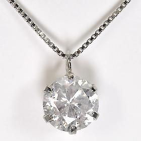 プラチナ・ダイヤモンド0.774ct（Gカラー・I1・鑑定書付