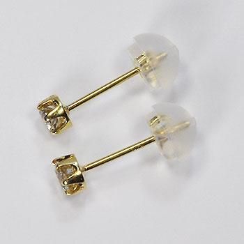 K18・ダイヤモンド0.2ct（SIクラス・鑑定カード付） スタッドピアス 18