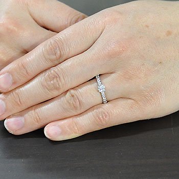 婚約指輪 特注分 プラチナ ダイヤモンド0.45ct（VSクラス・鑑別書