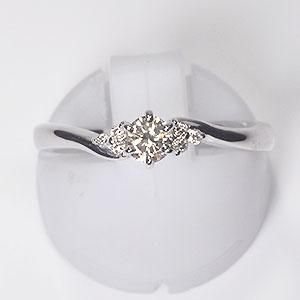 婚約指輪】プラチナ・ダイヤモンド0.19ct（SIクラス・鑑別書