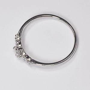 婚約指輪】プラチナ・ダイヤモンド0.13ct（SIクラス・鑑別書