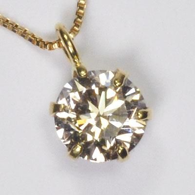 数量限定！７６％OFF！ K18YG（イエローゴールド）・ダイヤモンド0.4ct（SIクラス・鑑別書カード付） スタッドペンダント（ネックレス） -  DIAN POOL ダイアンプール - ジュエリー通販 -