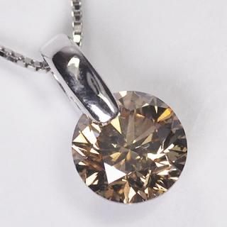 1点のみ！プラチナ！天然ダイヤモンド 0.30ct  1点留めネックレス！