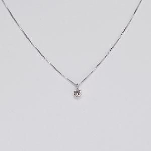 K10WG・ダイヤモンド0.1ct(SIクラス・鑑別書カード付 K10WG・ダイヤモンド0.1ct(SIクラス・鑑別書カード付