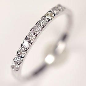 婚約指輪】プラチナ・ダイヤモンド0.1ct（H・SI・GOOD・鑑定書付