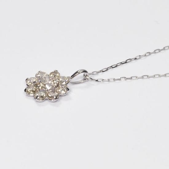輝き30%アップ!プラチナ・ダイヤモンド0.5ct 9スターペンダント