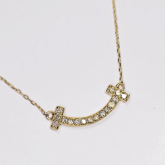 最長約45ｃｍトップサイズ<br>K18WGダイヤネックレス0.20ct ハート/ネックレス/Aランク/79