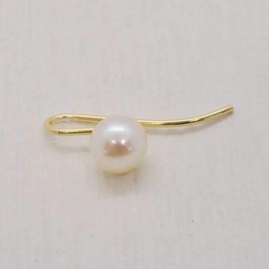 K18 淡水パール ダイヤモンド フックピアス DEVAS 【10/27 値上げ対象】 18金 ピアス k18 18金ピアス 18k