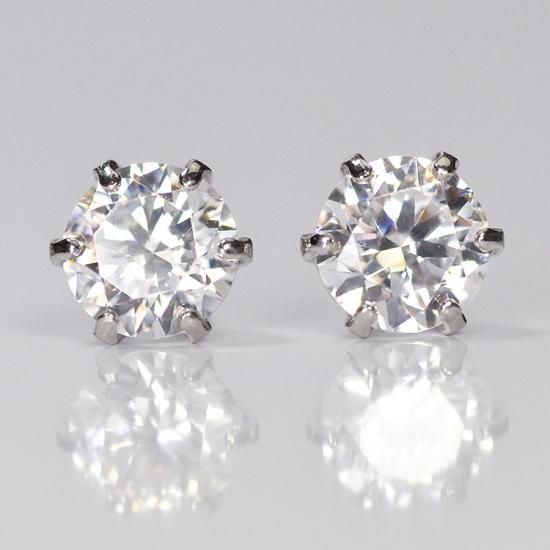 ①ティファニーピアスダイヤモンド0.1カラットプラチナ950