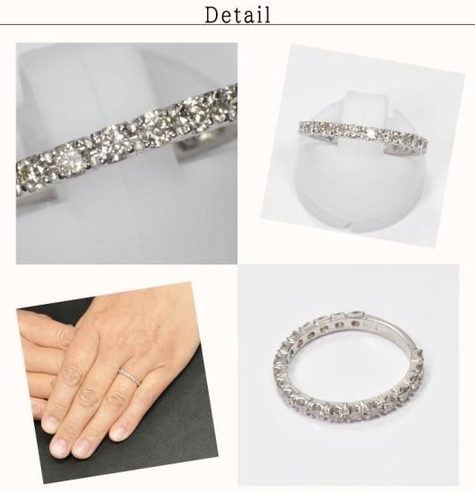 プラチナ ダイヤモンド0.5ct SIクラス エタニティーリング プラチナ ダイヤモンド0.5ct SIクラス エタニティーリング