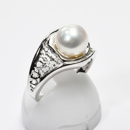 花珠真珠 8mm珠 リング 指輪 アコヤ本真珠 - DIAN POOL ダイアンプール - ジュエリー通販 -