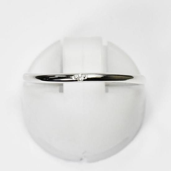 侍ダイヤモンド 天然ダイヤモンド リング 「スィン」 0.01ct H&C