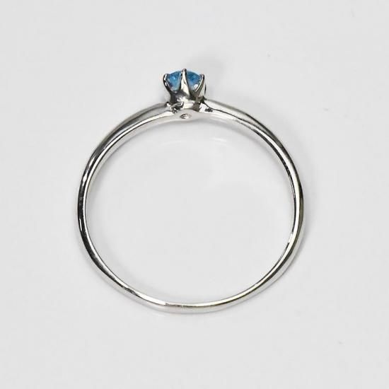 タンザナイト　ブルートパーズ　プラチナリング　11号 プラチナ 誕生石一粒リング ブルートパーズ Pt900 11月の誕生石