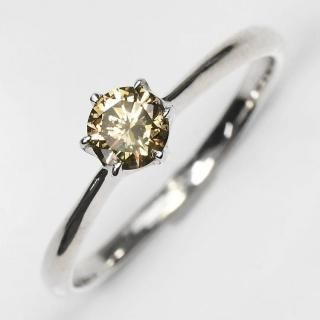 プラチナ・ダイヤモンド0.152ct(H&C・鑑別書カード付 プラチナ・ダイヤモンド0.152ct(H&C・鑑別書カード付