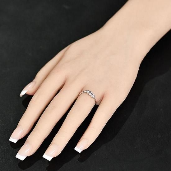 大人スリーストーン☆プラチナダイヤモンドリング☆プラチナダイヤリング，Ptリング プラチナ ダイヤモンド0.2ct（H&C・鑑別書カード付）スリーストーン