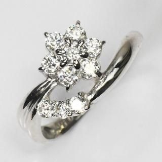プラチナ ダイヤモンド0.5ct(H&C・鑑別書カード付)スウィート プラチナ ダイヤモンド0.5ct(H&C・鑑別書カード付)スウィート