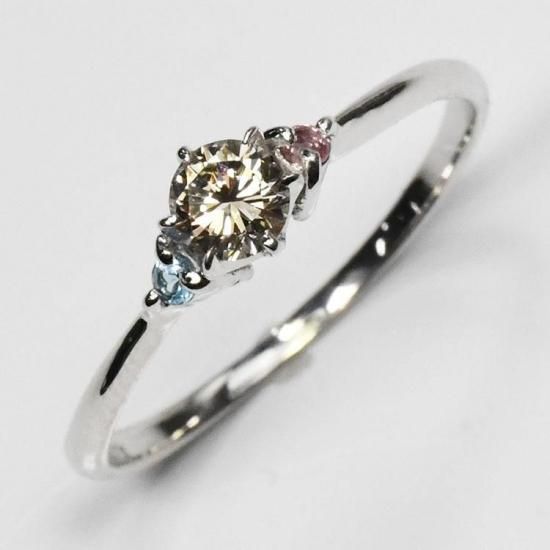 超大粒天然ダイヤモンド リング 指輪 2.14ct/0.13ct/11号 超大粒天然