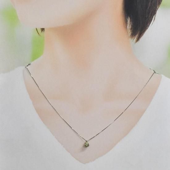 現品処分 プラチナ・ダイヤモンド0.5ct 一粒ネックレス