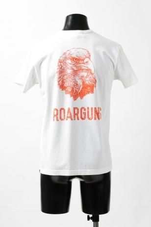 <img class='new_mark_img1' src='https://img.shop-pro.jp/img/new/icons20.gif' style='border:none;display:inline;margin:0px;padding:0px;width:auto;' />roarguns exclusive "CROSSGUN" SWAROVSKI & "EAGLE ROARGUNS" PRINT FREEDOM JERSEY S/S TEE (WHTxORG)