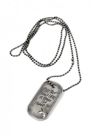 <img class='new_mark_img1' src='https://img.shop-pro.jp/img/new/icons20.gif' style='border:none;display:inline;margin:0px;padding:0px;width:auto;' />roarguns DOGTAG NECKLACE (ALUMINIUM)