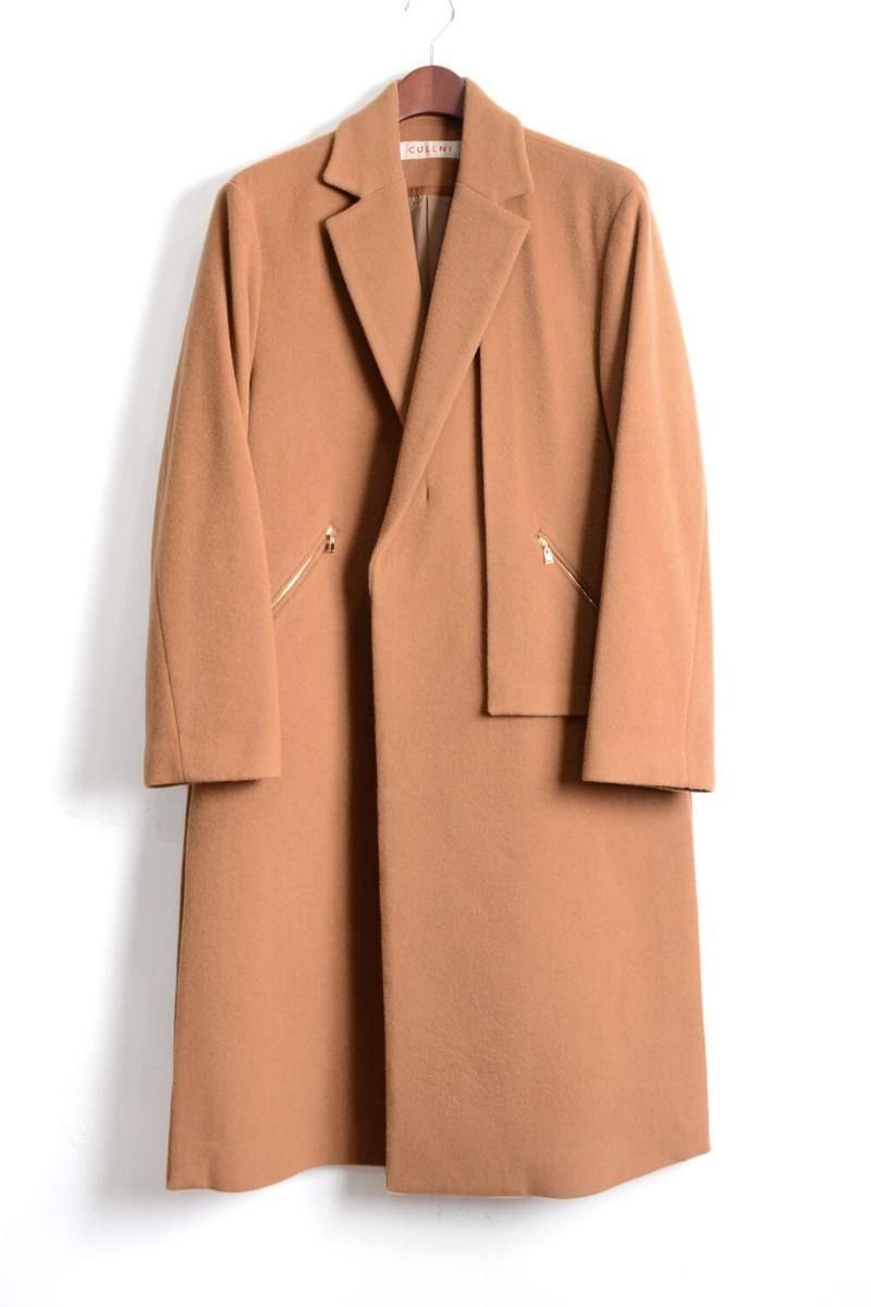 CULLNI CHESTER COAT (CAMEL)の商品ページ - K's Clothing CULLNI CHESTER COAT (CAMEL)の商品ページ - K's Clothing