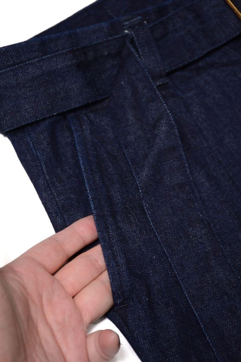 CULLNI クルニ 1TUCK BELTED DENIM PANTS CULLNI クルニ 1TUCK BELTED DENIM PANTS CULLNI クルニ 1TUCK