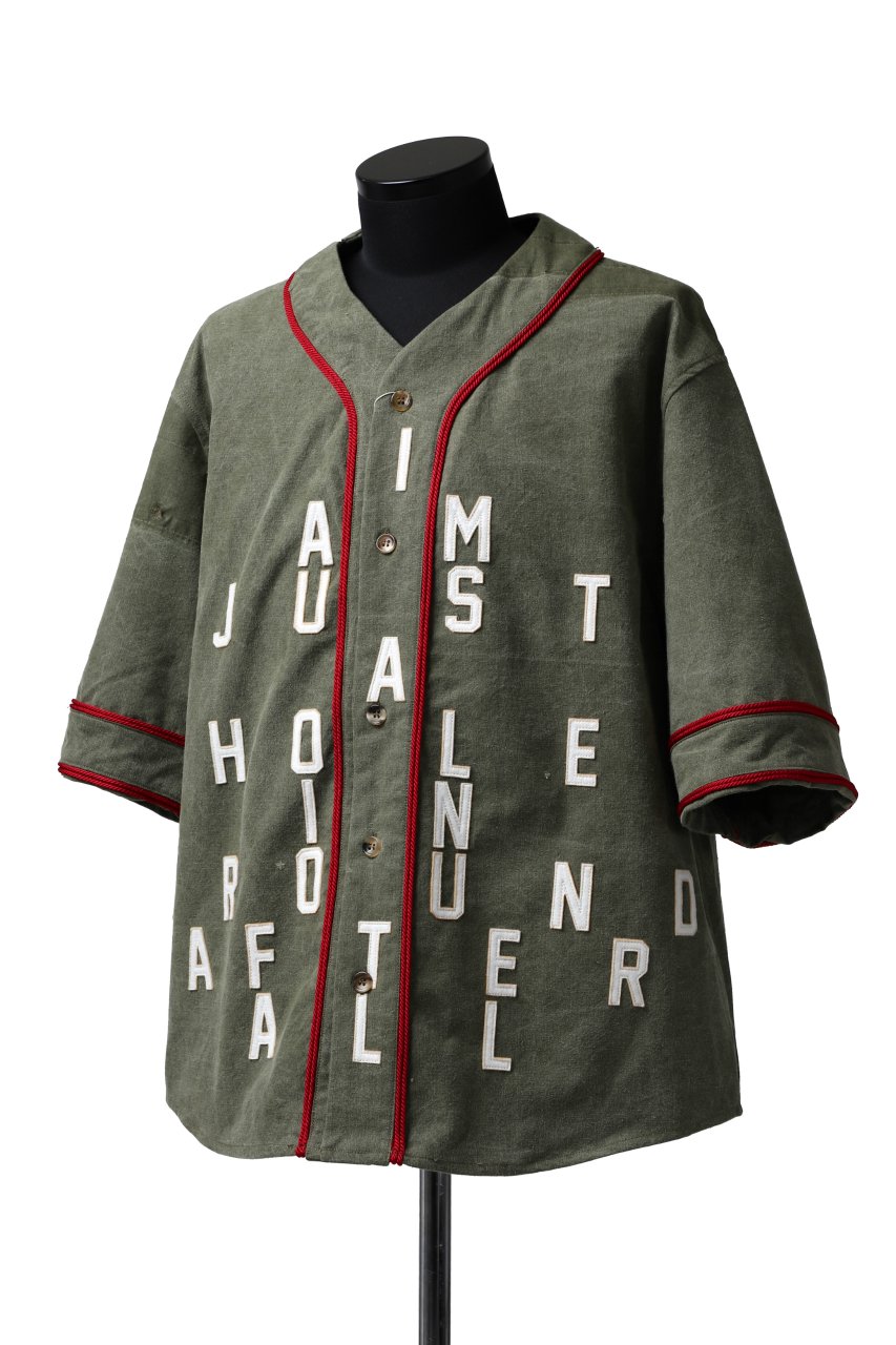 READYMADE baseball shirt ベースボールシャツ size1