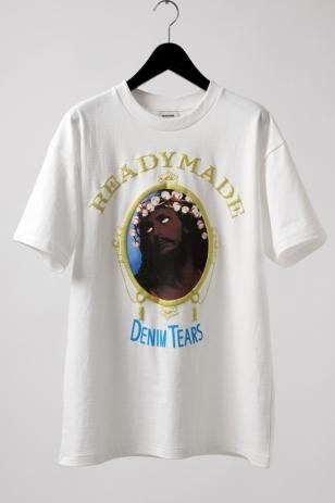 READYMADE x DENIM TEARS  COTTON WREATH TEE (WHITE)