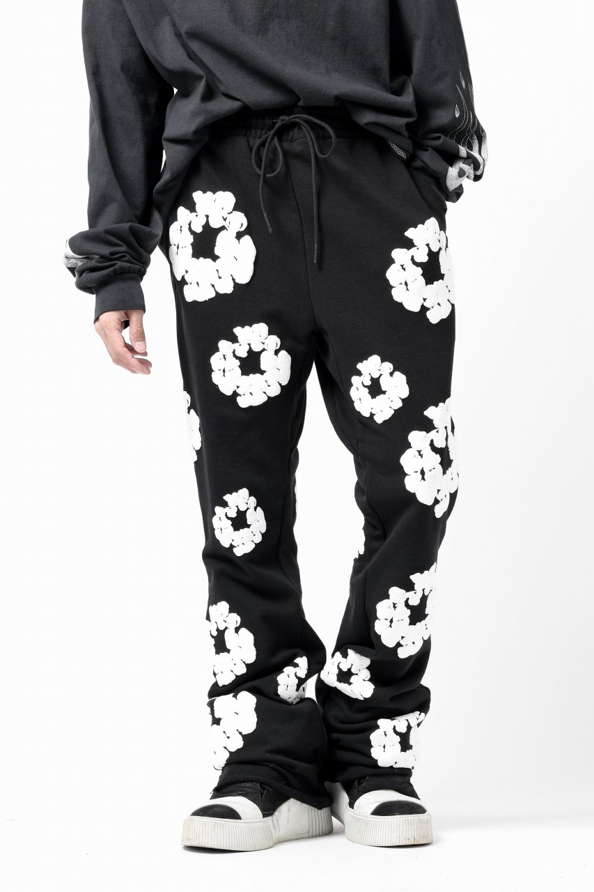 READYMADE x DENIM TEARS COTTON WREATH SWEAT FLARE PANTS (BLACK) 商品ページ - K's  Clothing ONLINE STORE