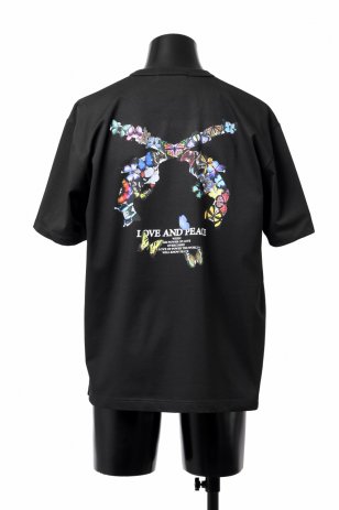 roarguns BUTTERFLY BIG TEE (BLACK)