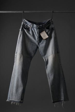 READYMADE WIDE FLARE DENIM PANTS / (BLUE #D)