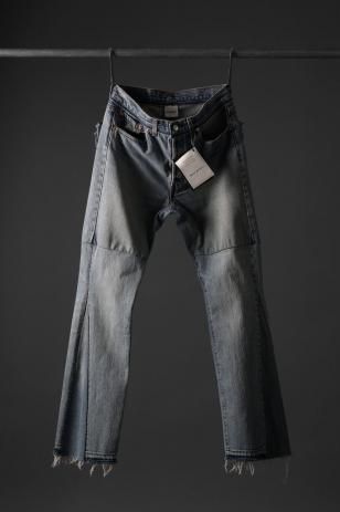 <img class='new_mark_img1' src='https://img.shop-pro.jp/img/new/icons8.gif' style='border:none;display:inline;margin:0px;padding:0px;width:auto;' />READYMADE WIDE FLARE DENIM PANTS / (BLUE #H)