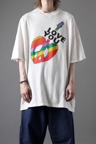 <img class='new_mark_img1' src='https://img.shop-pro.jp/img/new/icons8.gif' style='border:none;display:inline;margin:0px;padding:0px;width:auto;' />READYMADE S/S LOVE YOU T-SHIRT (WHITE)