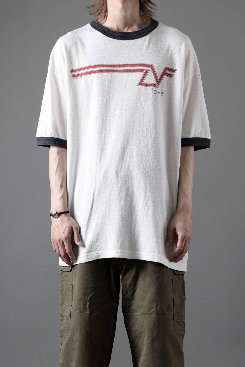 READYMADE S/S RINGER T-SHIRT (WHITE)商品ページ - K's READYMADE S/S RINGER T-SHIRT (WHITE)商品ページ - K's