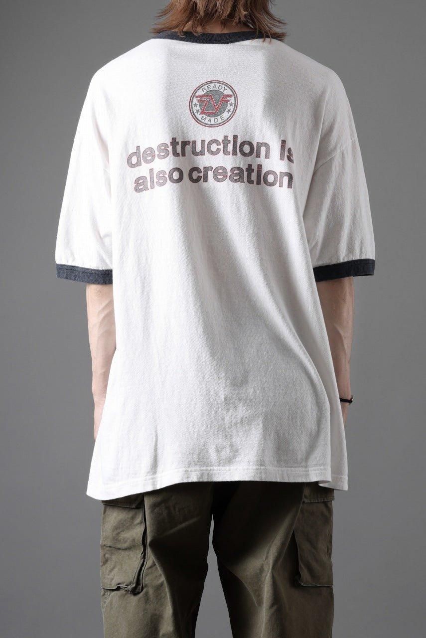 在庫わずか★すぐお届け【READYMADE】S/S RINGER Tシャツ READYMADE S/S RINGER T-SHIRT (WHITE)商品ページ - K's