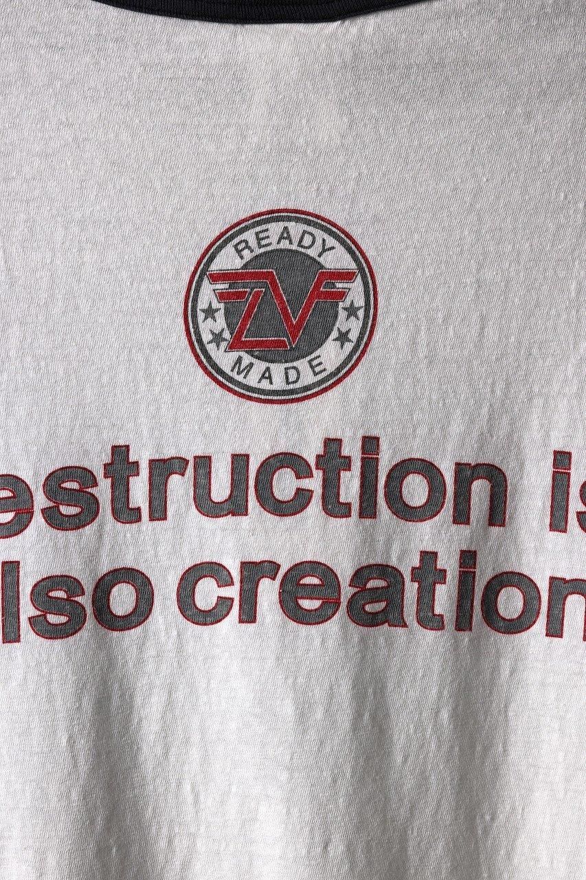READYMADE S/S RINGER T-SHIRT (WHITE)商品ページ - K's