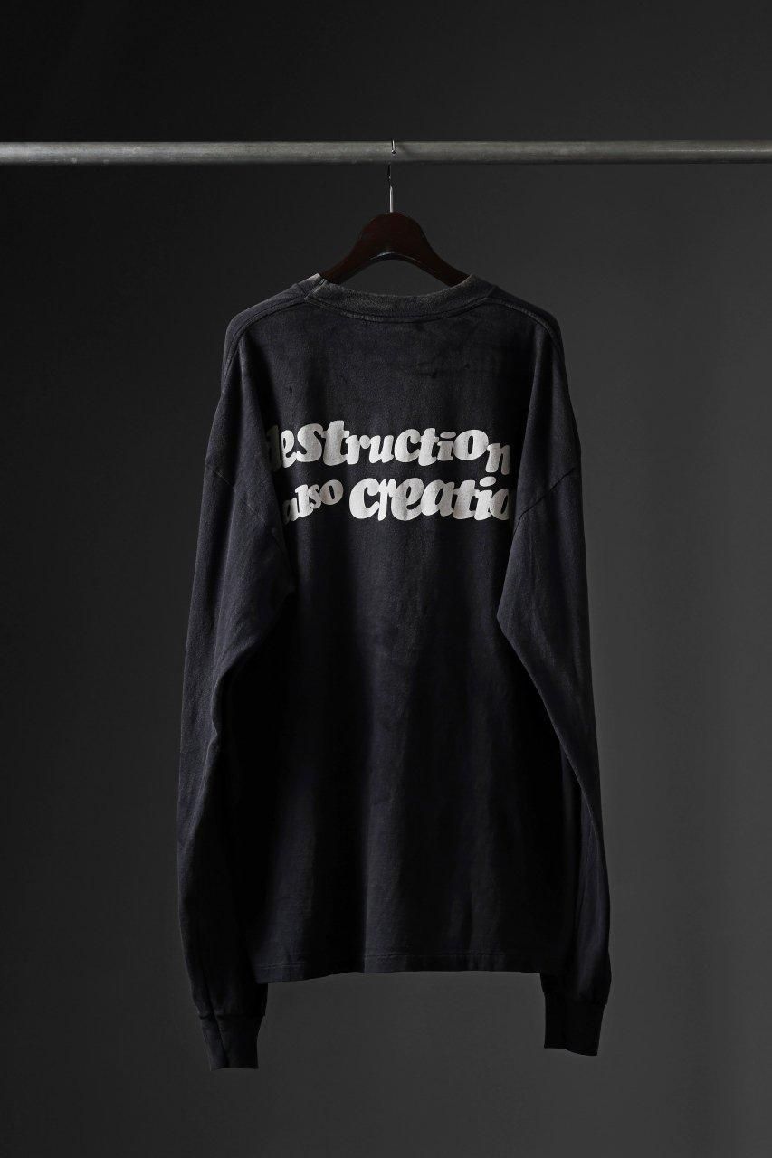 READYMADE L/S T-SHIRT DESTRUCTION (BLACK)商品ページ - K's READYMADE L/S T-SHIRT DESTRUCTION (BLACK)商品ページ - K's