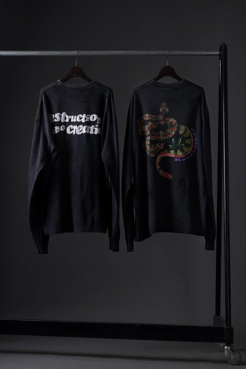 READYMADE L/S T-SHIRT DESTRUCTION (BLACK)商品ページ - K's READYMADE L/S T-SHIRT DESTRUCTION (BLACK)商品ページ - K's