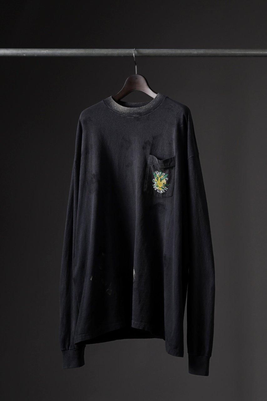 READYMADE L/S T-SHIRT SNAKE (BLACK)商品ページ - K's Clothing