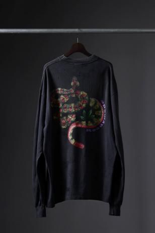 <img class='new_mark_img1' src='https://img.shop-pro.jp/img/new/icons8.gif' style='border:none;display:inline;margin:0px;padding:0px;width:auto;' />READYMADE L/S T-SHIRT SNAKE (BLACK)
