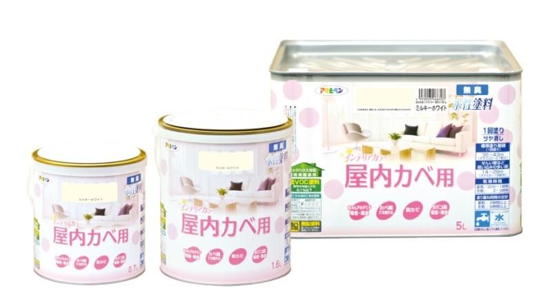 アサヒペン NEW水性インテリアカラー | 1.6L - 株式会社中井 アサヒペン NEW水性インテリアカラー | 1.6L - 株式会社中井