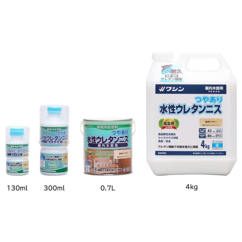 ワシン水溶性つやだしニス[4L] ニス 画材 美術 図工 くされ 工作 木工 学校