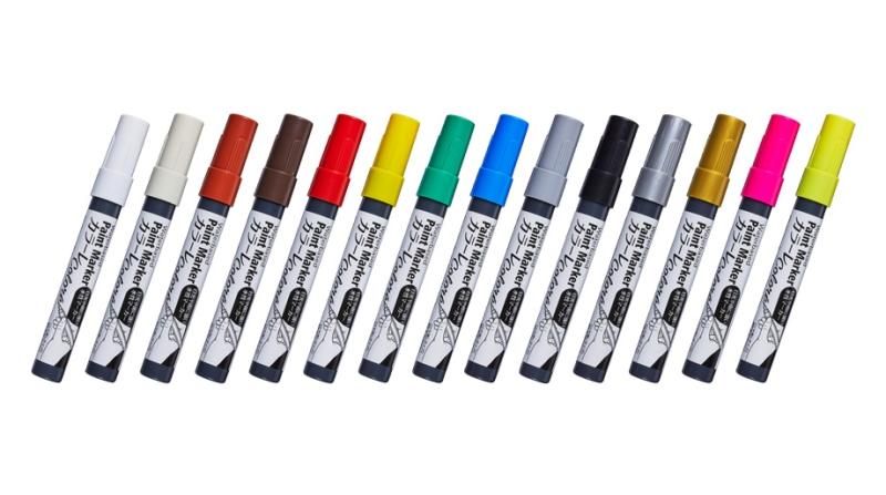 アサヒビール カラーマーカー 水性ペイントマーカー カラーレ アサヒペン 線の太さ平 シングル