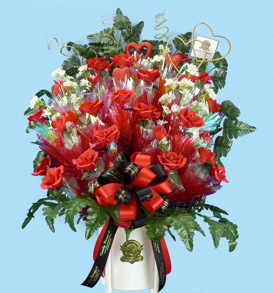 キャンディ スタンド ミッドナイトレッド Kcb1386 制作業者 Candy Bouquet 劇華 ゲキバナ