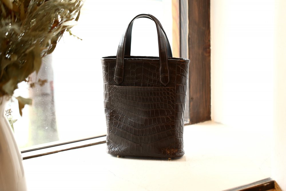 Cisei × 山本製鞄 (シセイ × 山本製鞄) Crocodile Tote Bag Small 