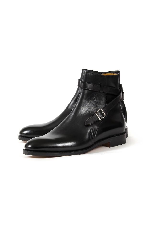 JOHN LOBB (ジョンロブ) ABBOT (アボット) Jodhpur Boots カーフレザー ジョッパーブーツ BLACK (ブラック) -  Alto e Diritto / ONLINE STORE