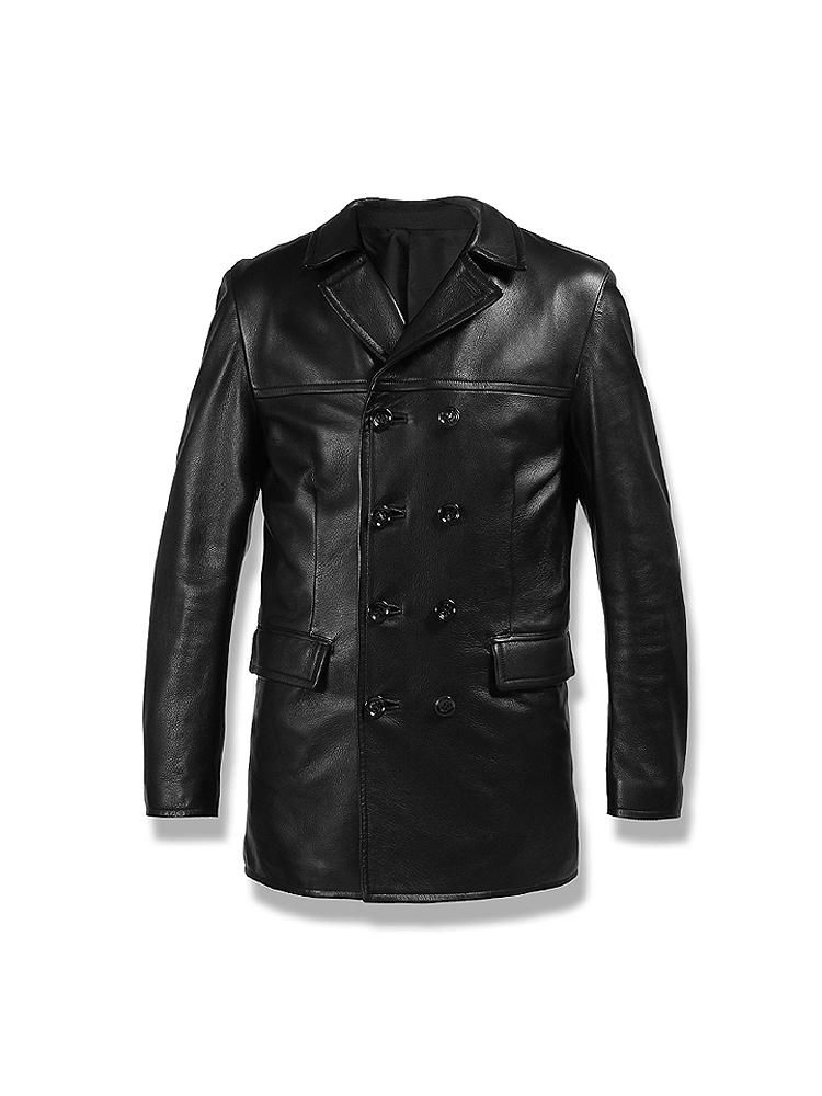 cuervo bopoha (クエルボ ヴァローナ) Satisfaction Leather Collection (サティスファクション レザー コレクション) Vincent (ヴィンセント) BUFFALO LEATHER (バッファロー レザー) レザー Pコート BLACK (ブラック) MADE IN JAPAN (日本製) 2023 – 正規通販・名古屋の cuervo bopoha (クエルボ ヴァローナ) Satisfaction Leather Collection (サティスファクション レザー コレクション) Vincent (ヴィンセント) BUFFALO LEATHER (バッファロー レザー) レザー Pコート BLACK (ブラック) MADE IN JAPAN (日本製) 2023 – 正規通販・名古屋の